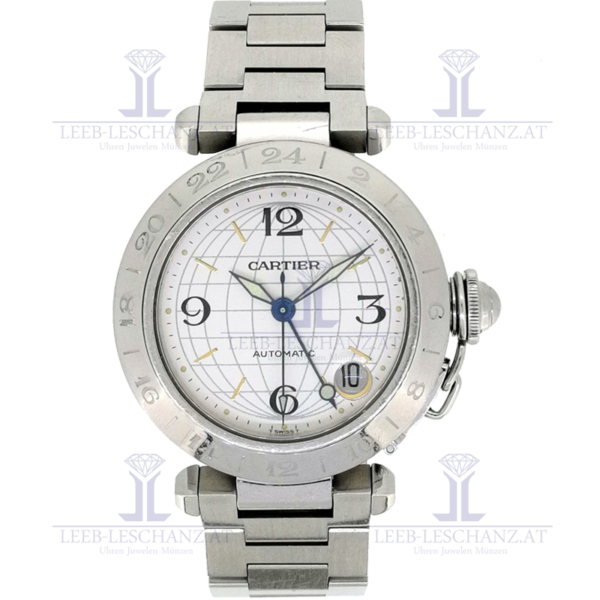 Cartier Pasha Automatik GMT W31029 M7 2377