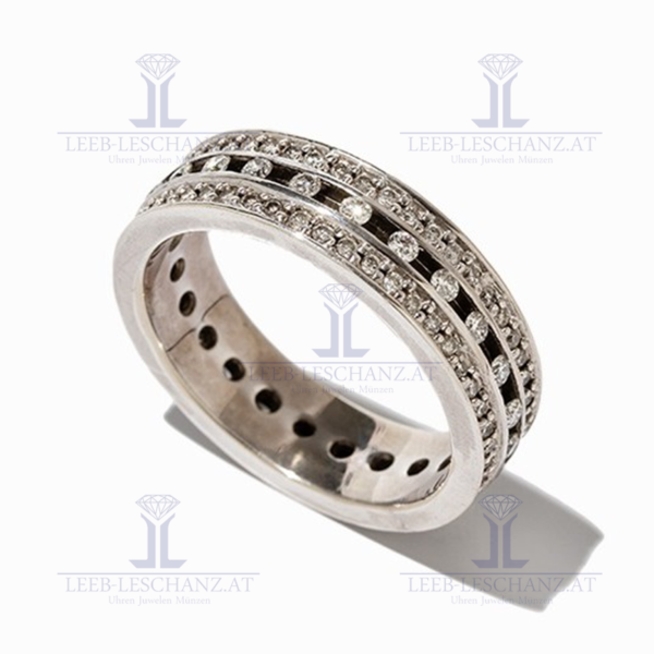 Memory Ring mit 120 Diamanten