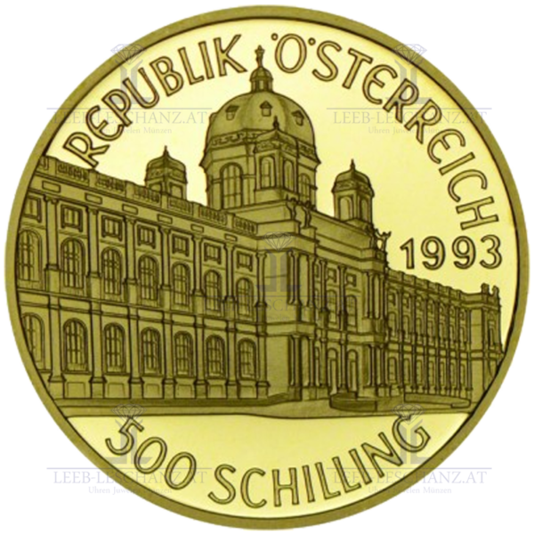 Österreich 500 Schilling, 1993, Rudolf II.