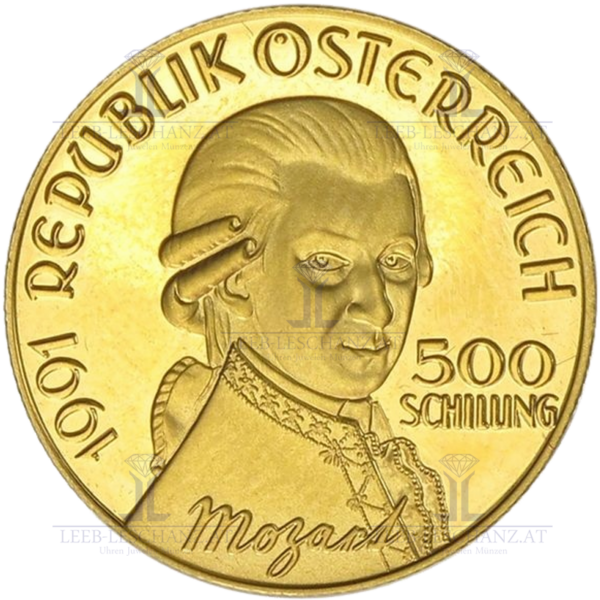 Österreich 500 Schilling, 1991, Mozart, Don Giovanni