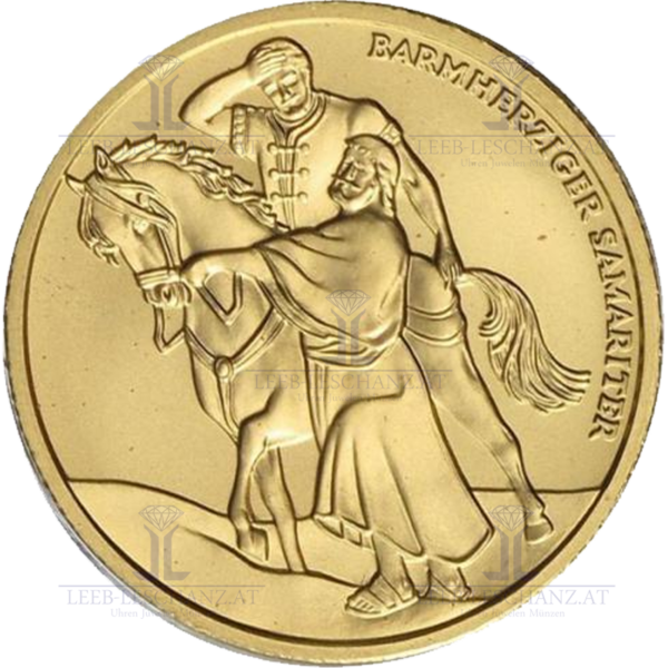 Österreich 50 Euro Gold, 2003, „Nächstenliebe"