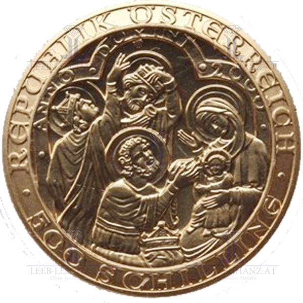 Österreich 500 Schilling, 2000, "Geburt Christi"