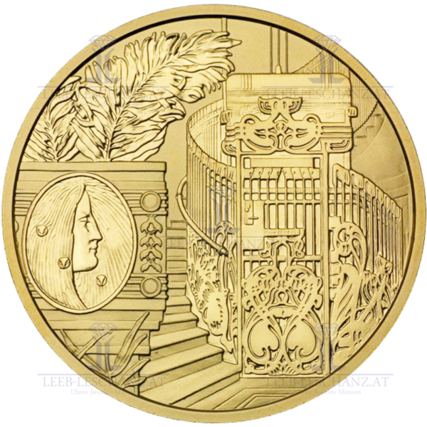 Österreich 100 Euro Gold, 2007, Linke Wienzeile Nr.38 – Bild 2