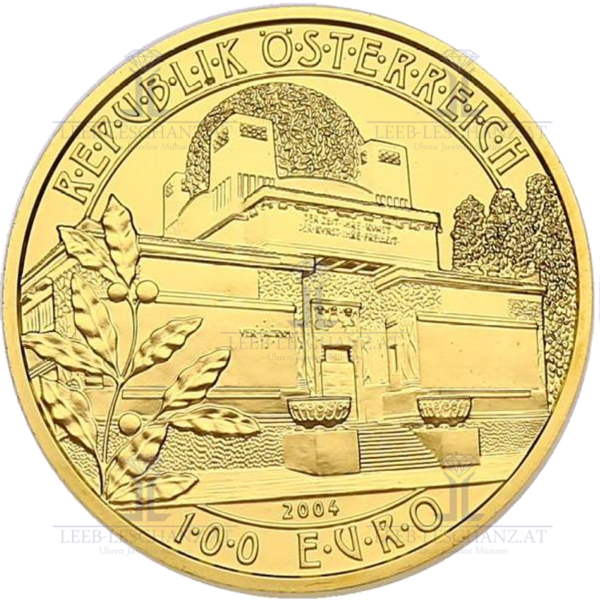 Österreich 100 Euro 2004 "Der Wiener Jugendstil" - Wiener Secession