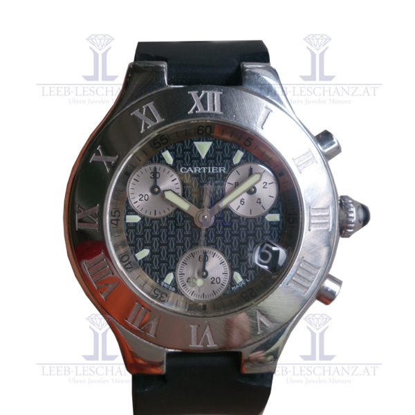 Cartier 21 Chronoscaph Ref.Nr.2424