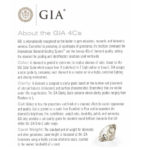 GIA Diamant 4C