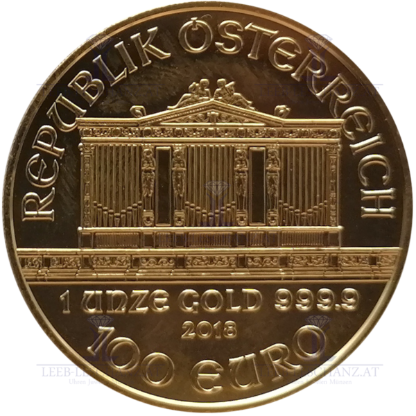 Philharmoniker 1 Unze Gold €uro
