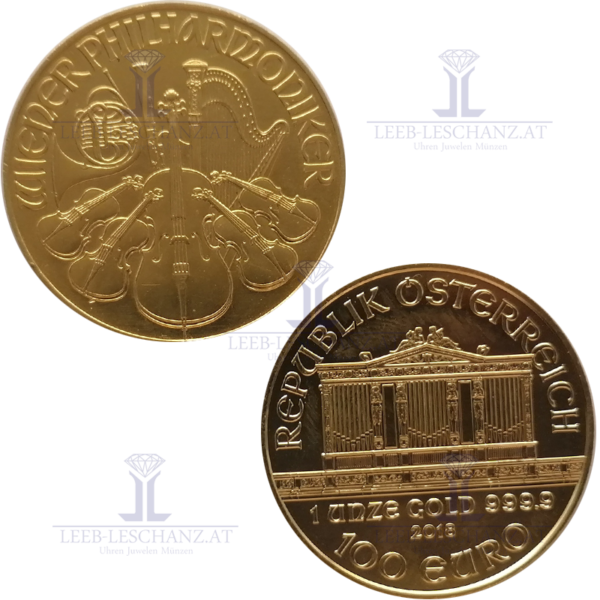 Philharmoniker 1 Unze Gold €uro