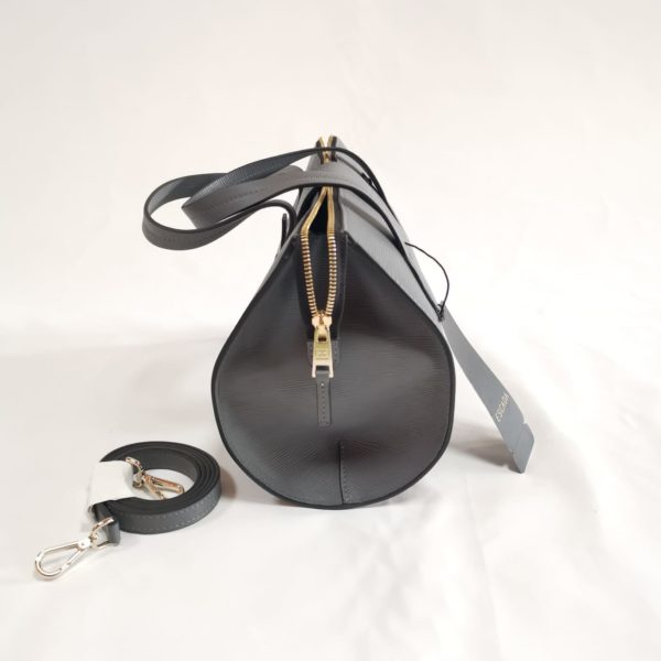ESCADA Shoulder Bag Gray EPI