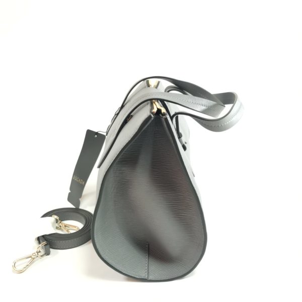 ESCADA Shoulder Bag Gray EPI