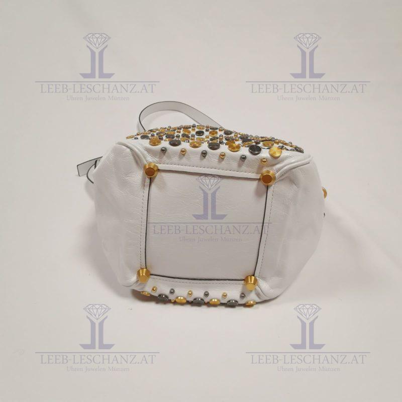 Moschino Couture White Leather Bag