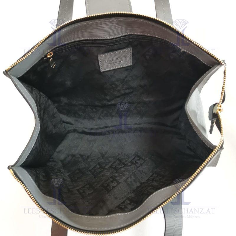 ESCADA Shoulder Bag Gray EPI