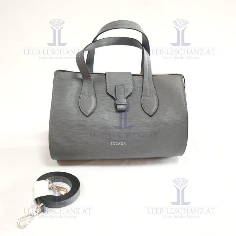 ESCADA Shoulder Bag Gray EPI