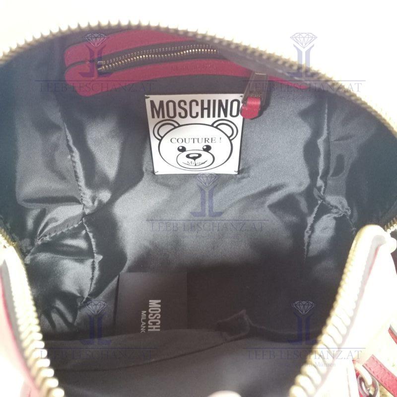 Moschino Couture Teddy Backpack red