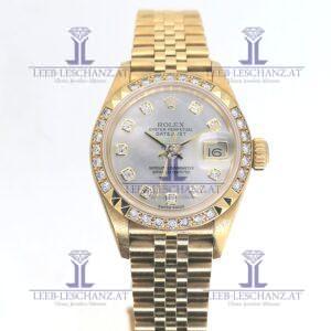 Rolex DateJust 28 69268 mit Originalbesatz