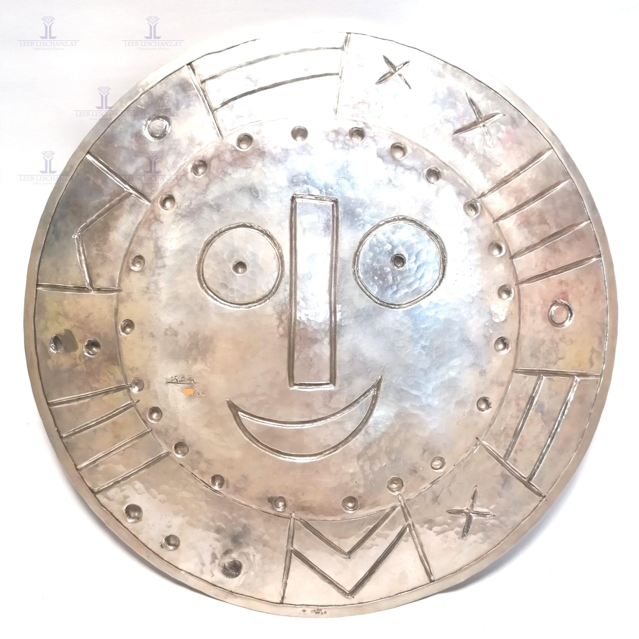 Pablo Picasso silver plate 1956
