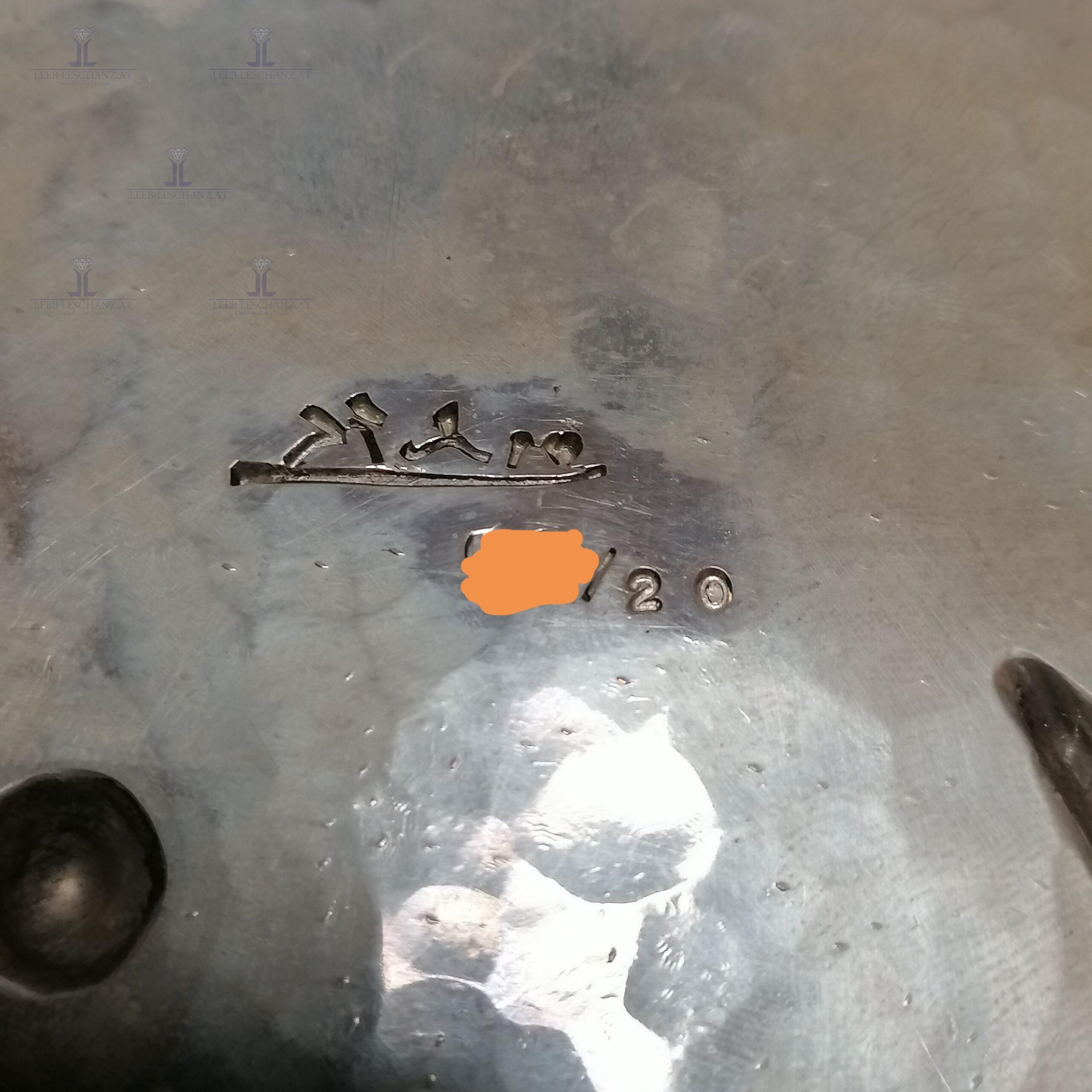 Pablo Picasso silver plate 1956