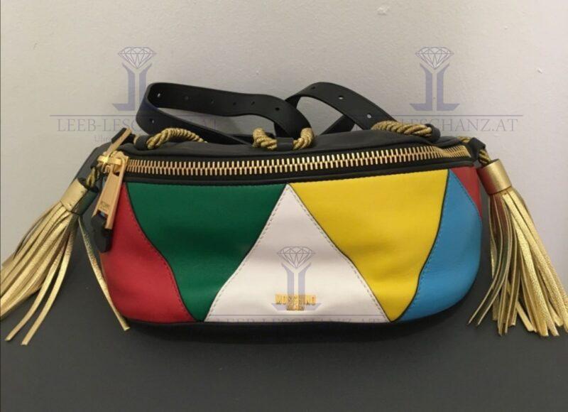 Moschino Couture Bauchtasche Leder bunt