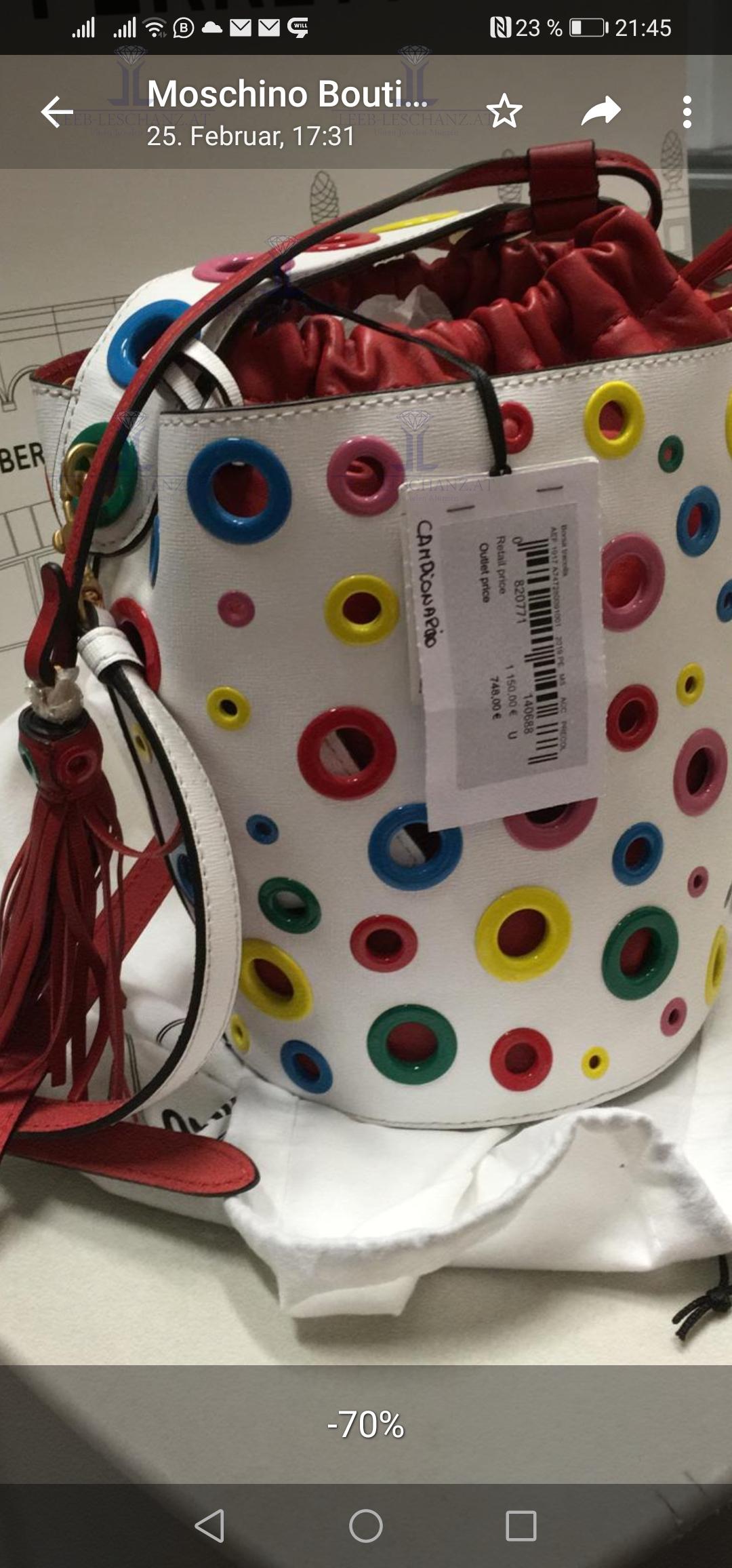 Moschino Couture Borsa Trcolla colorful – Bild 3