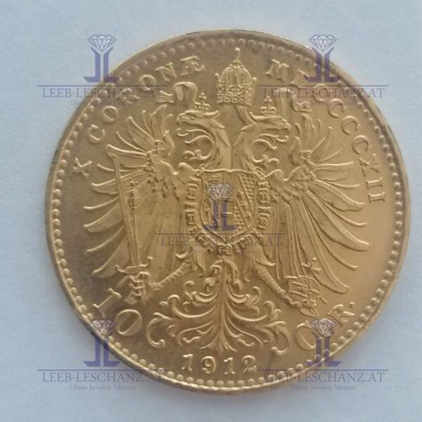 10 Kronen Gold 900/000 10 Corona