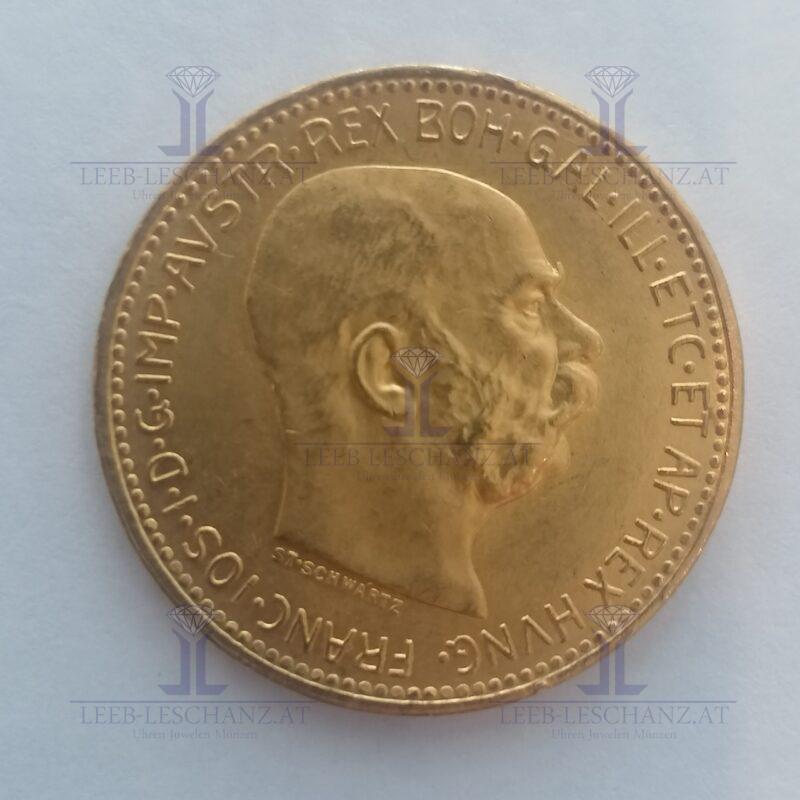 20 Kronen Gold 900/000 20 Corona