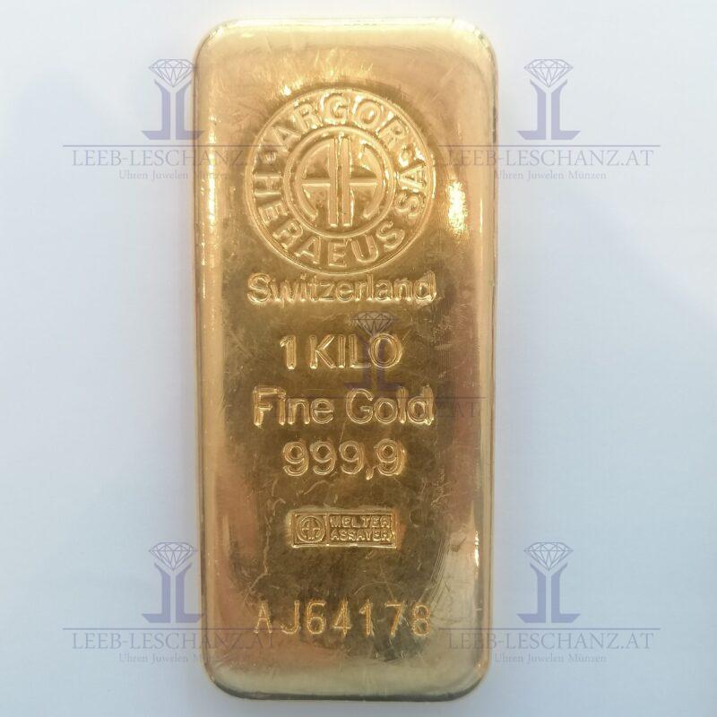 Feingold Kilo 1000 Gramm