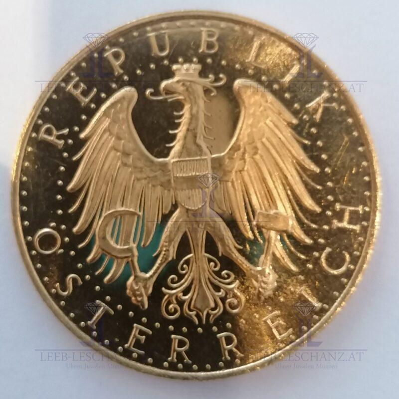 100 Schilling Gold 900/000 – Bild 2