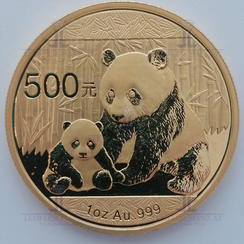 China Panda 1 Unze 2012