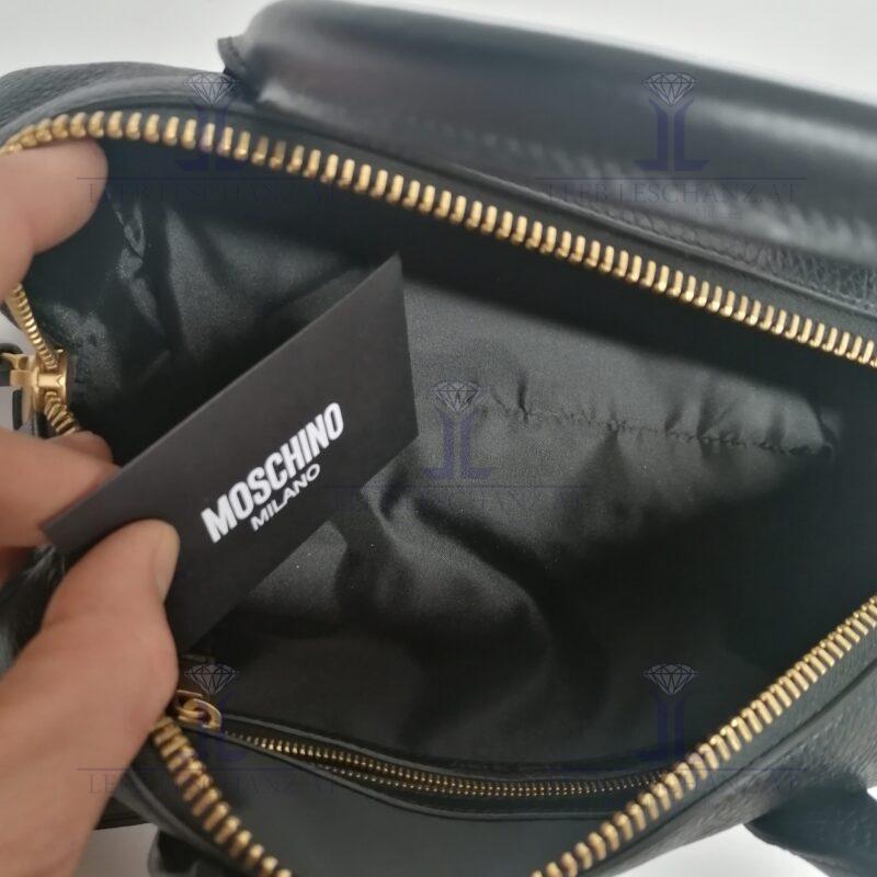 Moschino Couture Umhängetasche lether black – Bild 7