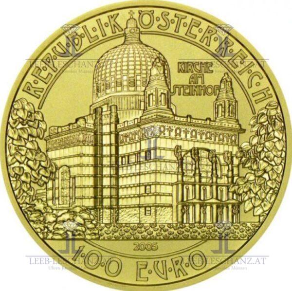 Kirche am Steinhof 100Euro 2005 A