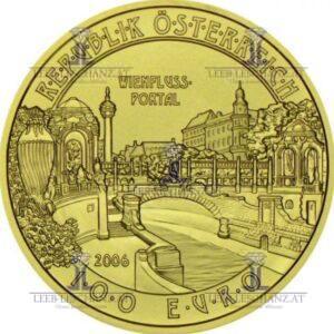 Wienflussportal 100Euro 2006 Goldmünze