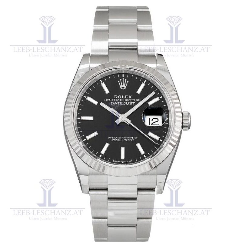 Rolex Datejust 36 126234 schwarz/ black