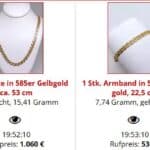 Versteigerung Auktion Gold Uhren Pfand 16.05.2025